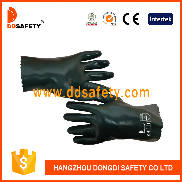 зеленая перчатка из ПВХ-DPV525